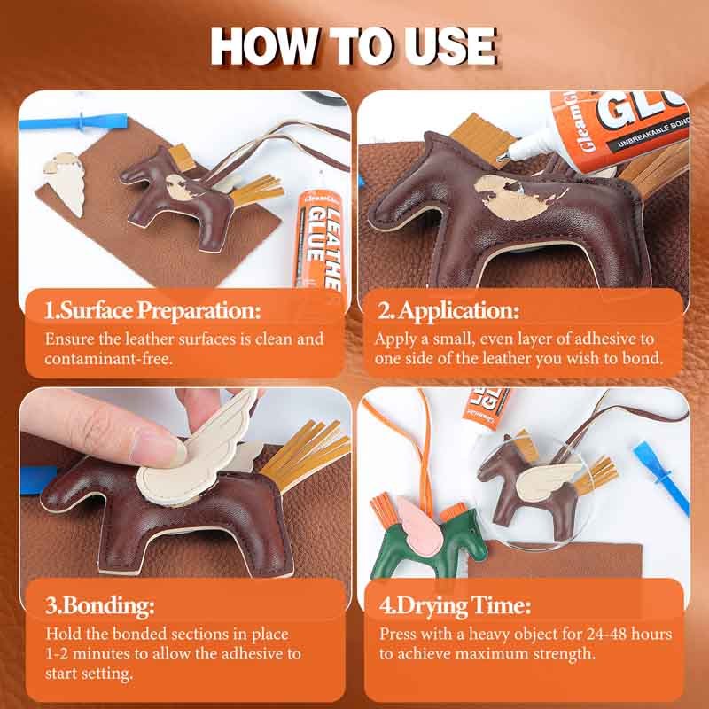 gleamglee leather glue 7