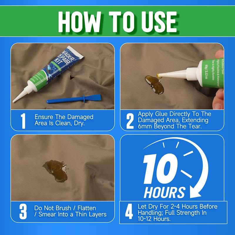 gleamglee wader repair glue7